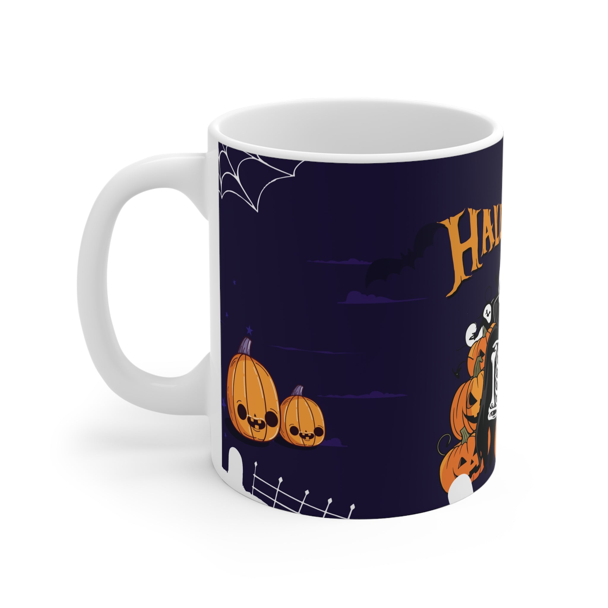 Halloween is Better with Skeleton | White Mug